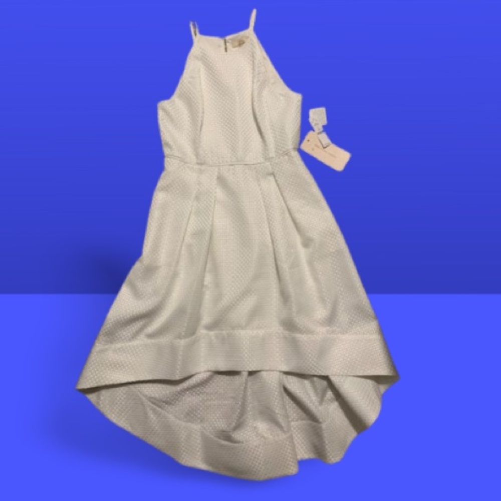 NWT Stunning White High low Dress